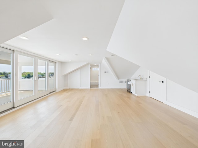 29 Bay Way, Brick, NJ 08723 - additional living space with light wood-type flooring and recessed lighting