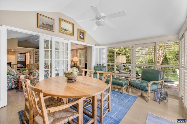 1012 Locust Ave, Charlottesville, VA 22901 - sunroom / solarium featuring ceiling fan and french doors