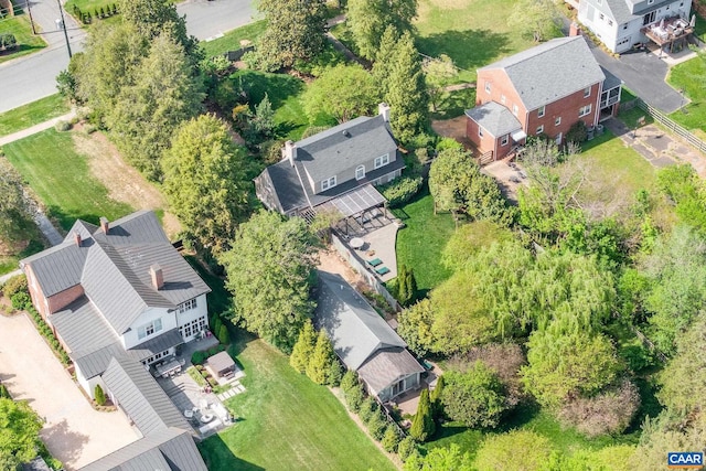 1012 Locust Ave, Charlottesville, VA 22901 - birds eye view of property with a residential view