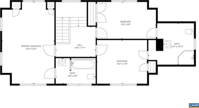 1012 Locust Ave, Charlottesville, VA 22901 - floor plan