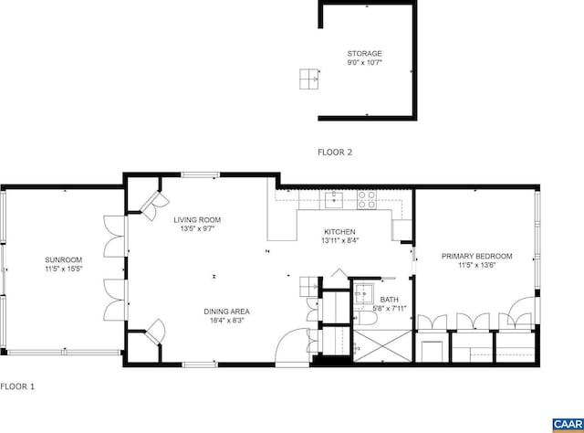 1012 Locust Ave, Charlottesville, VA 22901 - view of layout