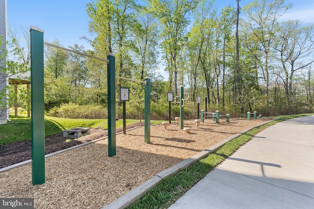 view of community play area