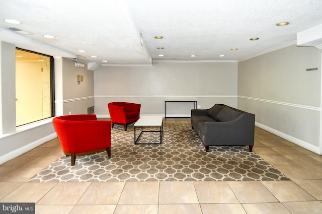 6137 Leesburg Pike Unit 101, Falls Church, VA 22041 - common area featuring recessed lighting and ornamental molding