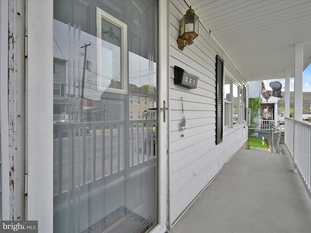 232 N Coal St, Port Carbon, PA 17965 - doorway to property with a porch