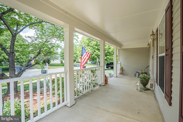 20338 Snowpoint Pl, Ashburn, VA 20147 - view of patio / terrace featuring a porch
