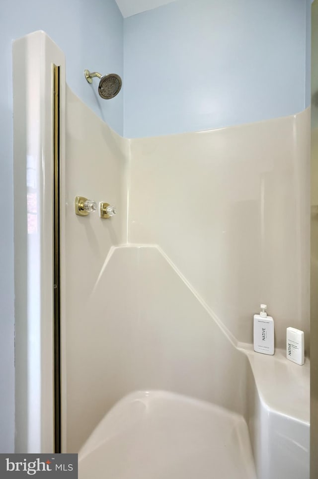 bathroom with a shower
