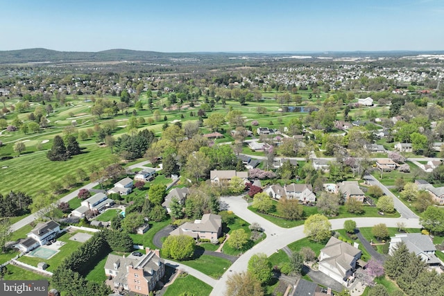 bird's eye view featuring a residential view
