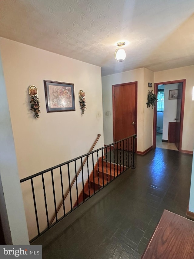 1222 Hoff Rd, Hanover, PA 17331 - hallway featuring baseboards and an upstairs landing