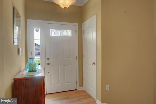 18 Lantern Ln, Shippensburg, PA 17257 - foyer entrance with baseboards and light wood-style floors