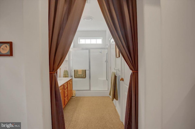 18 Lantern Ln, Shippensburg, PA 17257 - corridor featuring light carpet