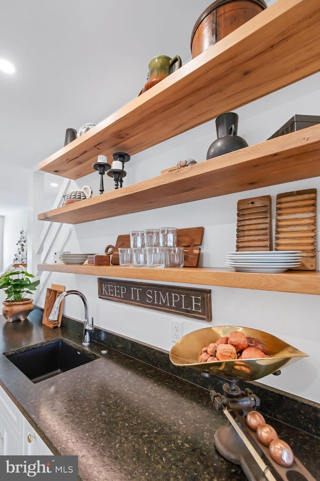bar with a sink
