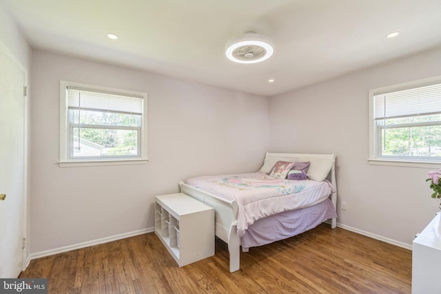 76 Briarwood Dr E, Berkeley Heights, NJ 07922 - bedroom featuring wood finished floors, baseboards, and recessed lighting