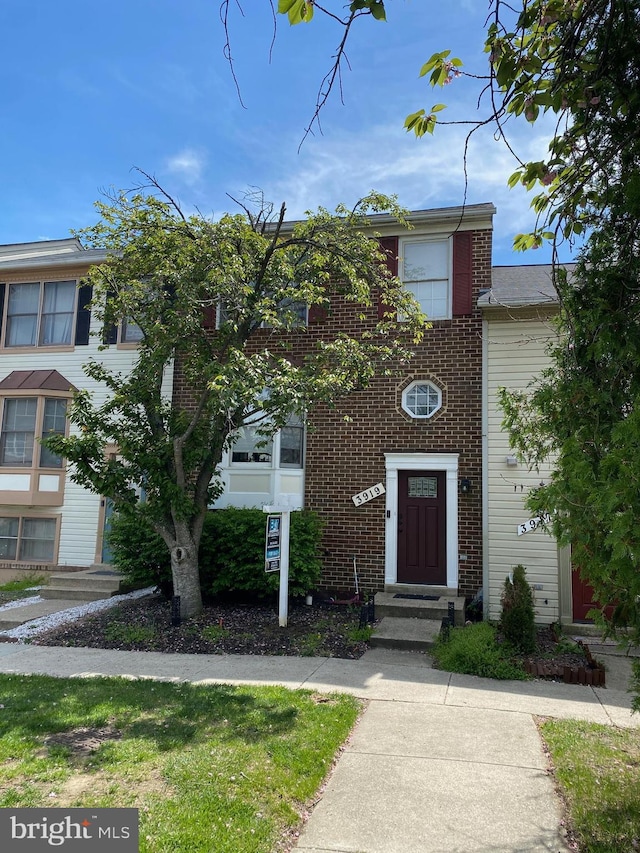 multi unit property with brick siding