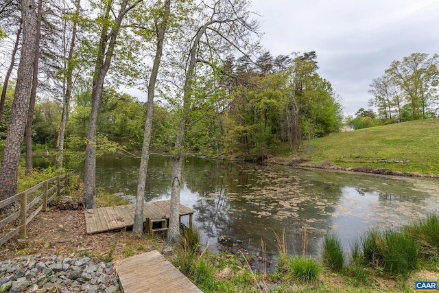 6348 Flintstone Dr, Barboursville, VA 22923 - dock area with a water view