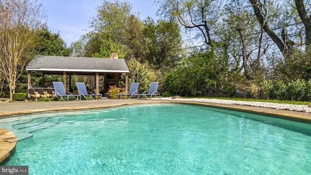 view of pool