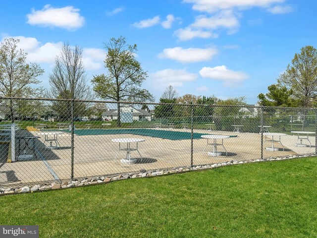 2002 Staghorn Dr, Mount Laurel, NJ 08054 - community pool featuring a lawn, a patio, and fence