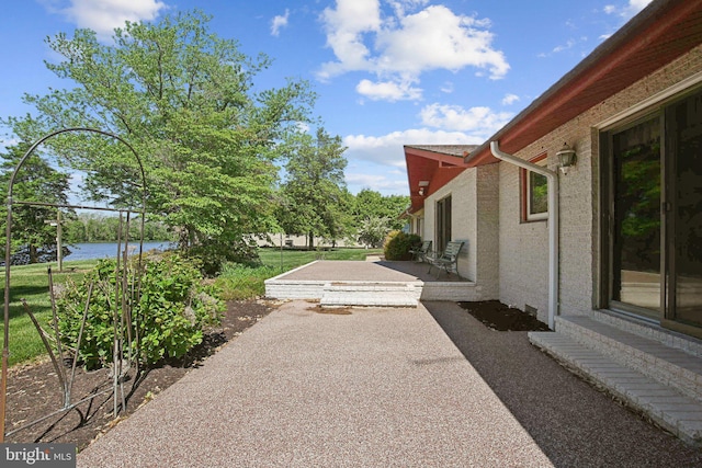 5537 Eldorado Sharptown Rd, Rhodesdale, MD 21659 - view of patio / terrace with entry steps and a water view