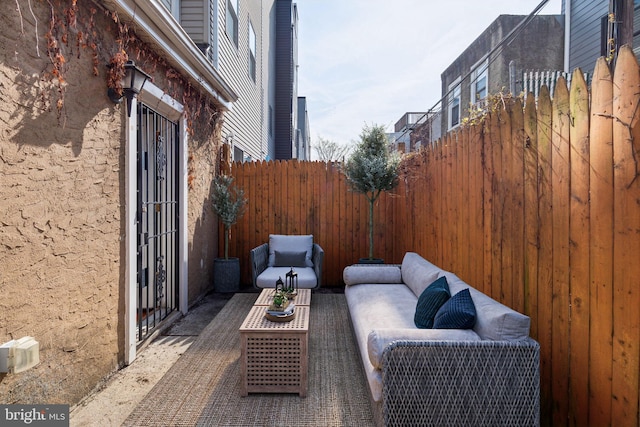 1720 Alter St, Philadelphia, PA 19146 - view of patio / terrace with an outdoor hangout area and fence