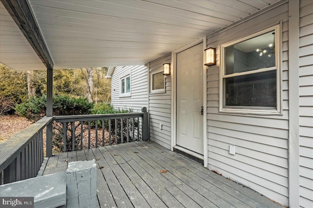 696 Burger Hollow Rd, Kunkletown, PA 18058 - view of wooden deck