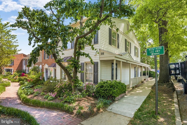 view of side of property