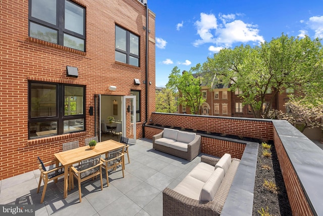 227 S Union St, Alexandria, VA 22314 - view of patio with outdoor lounge area and outdoor dining space