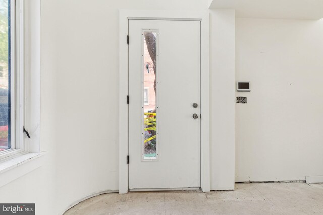 view of doorway to outside