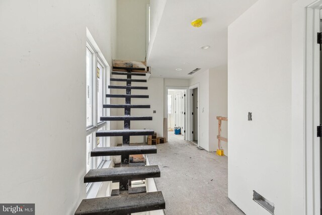 view of staircase