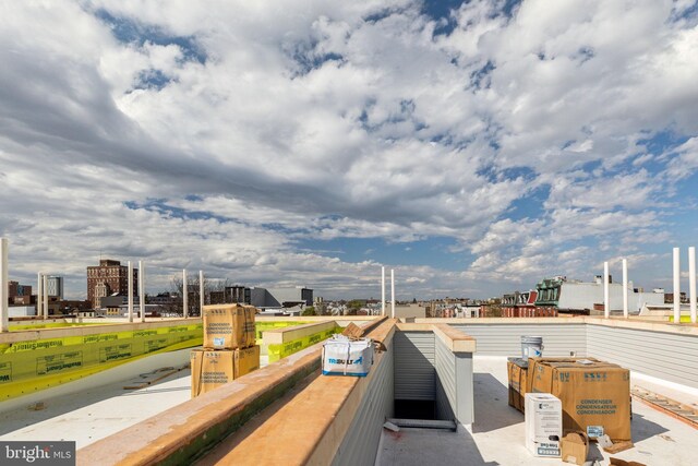 exterior space featuring a city view
