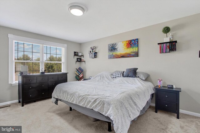 1425 Wanda Dr, Hanover, PA 17331 - bedroom featuring visible vents, baseboards, and light carpet