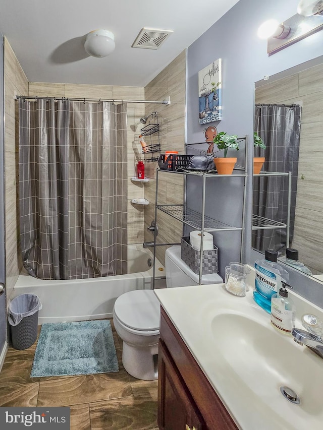 17616 Chisholm Ln, Dumfries, VA 22026 - full bath with shower / bath combo, vanity, and toilet