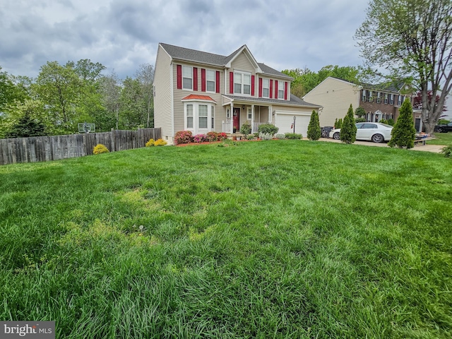 17616 Chisholm Ln, Dumfries, VA 22026 - view of front of house with a garage