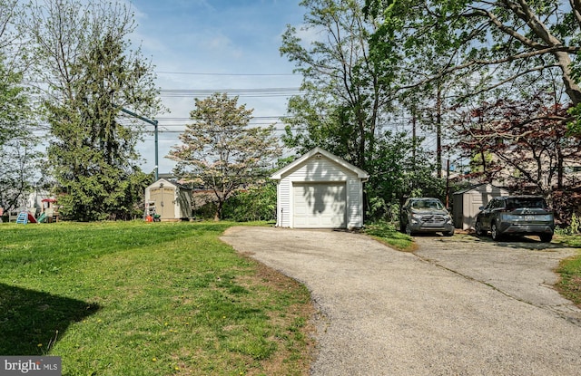 exterior space with driveway