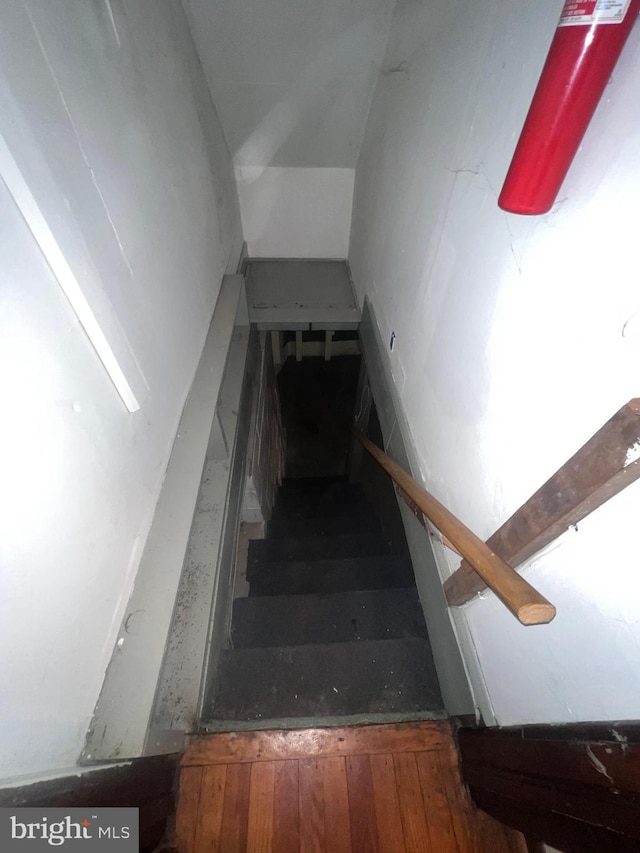 view of stairs