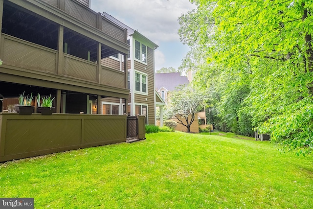 1541 Church Hill Pl Unit 1541, Reston, VA 20194 - view of yard with a balcony