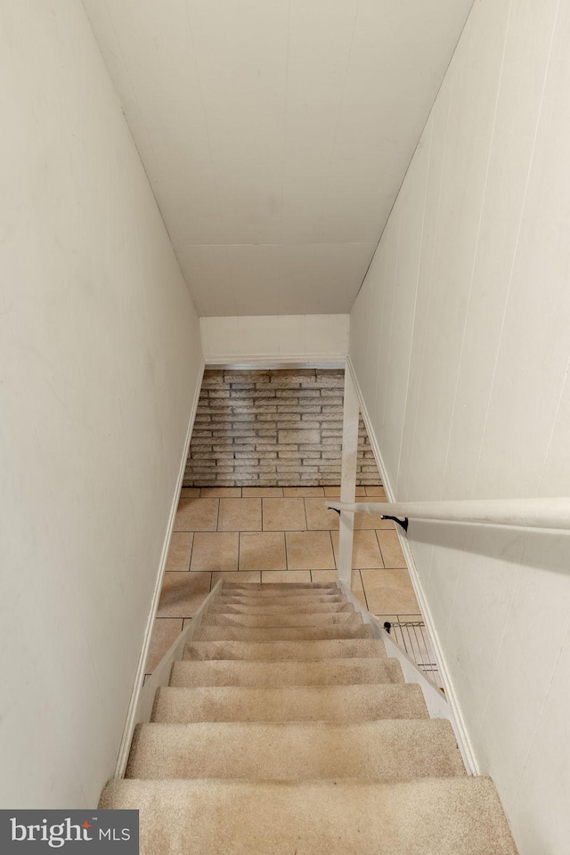 view of stairs