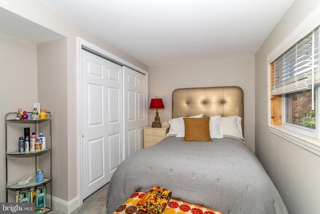 228 Purdue Ave, Pemberton, NJ 08068 - bedroom featuring a closet, carpet, and baseboards
