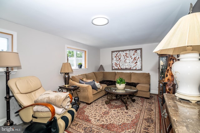 228 Purdue Ave, Pemberton, NJ 08068 - living room with baseboards and wood finished floors