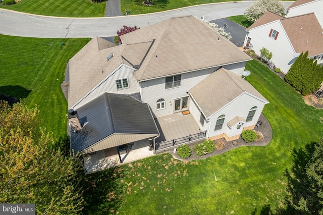 drone / aerial view