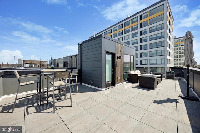 602 N 5th St Unit 5, Philadelphia, PA 19123 - view of patio featuring outdoor lounge area and central air condition unit