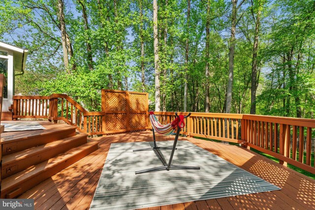 view of deck