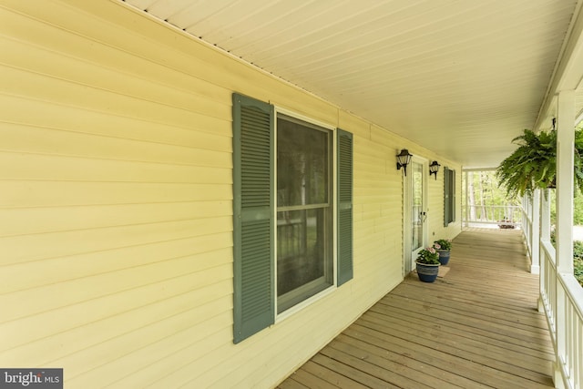 275 Wood Rise Ln, Winchester, VA 22602 - deck featuring a porch