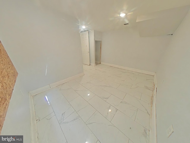 2113 N 17th St, Philadelphia, PA 19121 - unfurnished room with baseboards and marble finish floor
