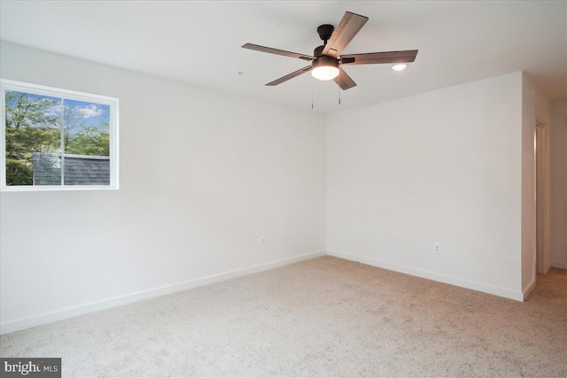 9842 Fire Tower Rd, Ijamsville, MD 21754 - carpeted empty room featuring baseboards and a ceiling fan
