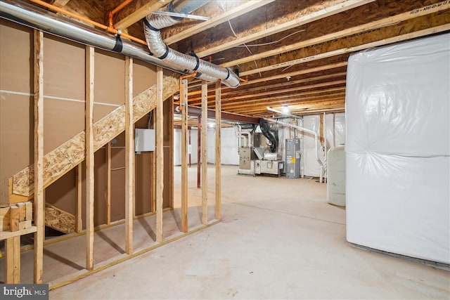 9842 Fire Tower Rd, Ijamsville, MD 21754 - unfinished basement featuring water heater