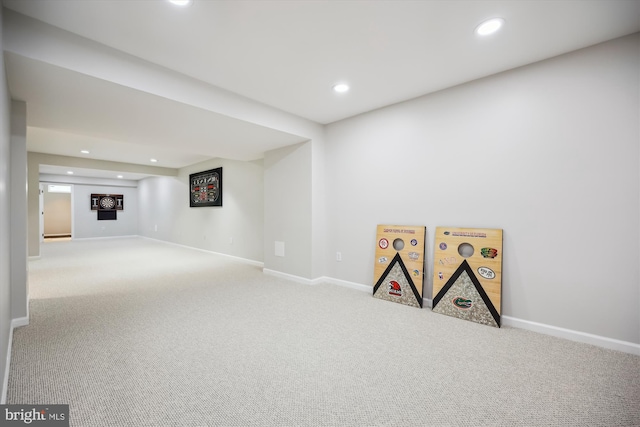 502 Leaning Oak St, Gaithersburg, MD 20878 - playroom with recessed lighting, carpet, and baseboards