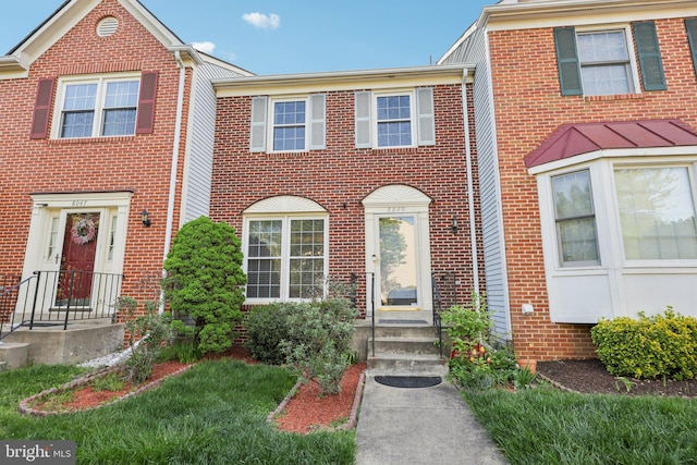 multi unit property with brick siding