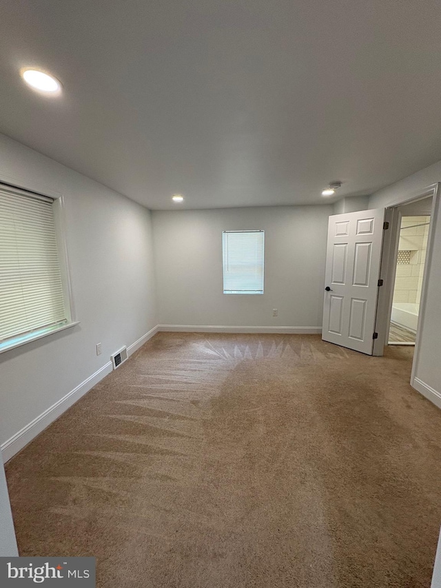 7915 New Second St, Elkins Park, PA 19027 - unfurnished room with carpet flooring, recessed lighting, and baseboards