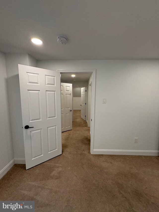 7915 New Second St, Elkins Park, PA 19027 - corridor featuring carpet, baseboards, and recessed lighting