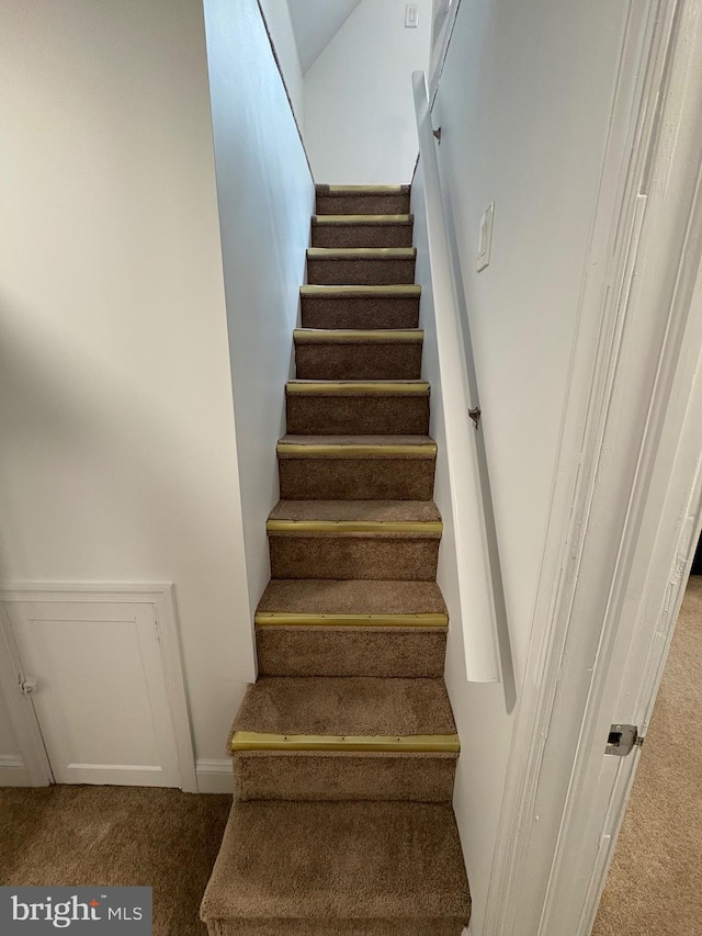7915 New Second St, Elkins Park, PA 19027 - stairway with carpet floors
