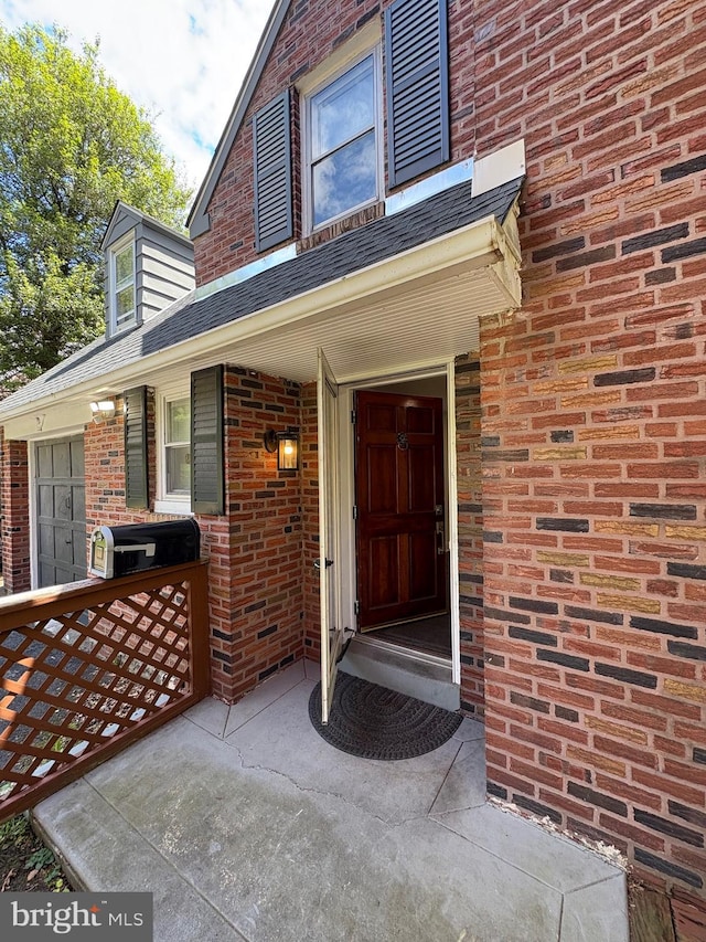 7915 New Second St, Elkins Park, PA 19027 - property entrance with brick siding